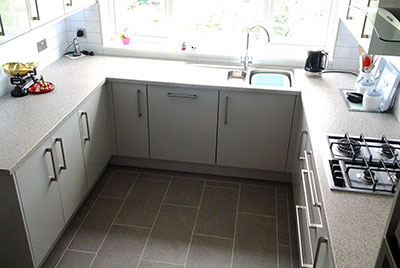 High Gloss Grey Real Kitchens
