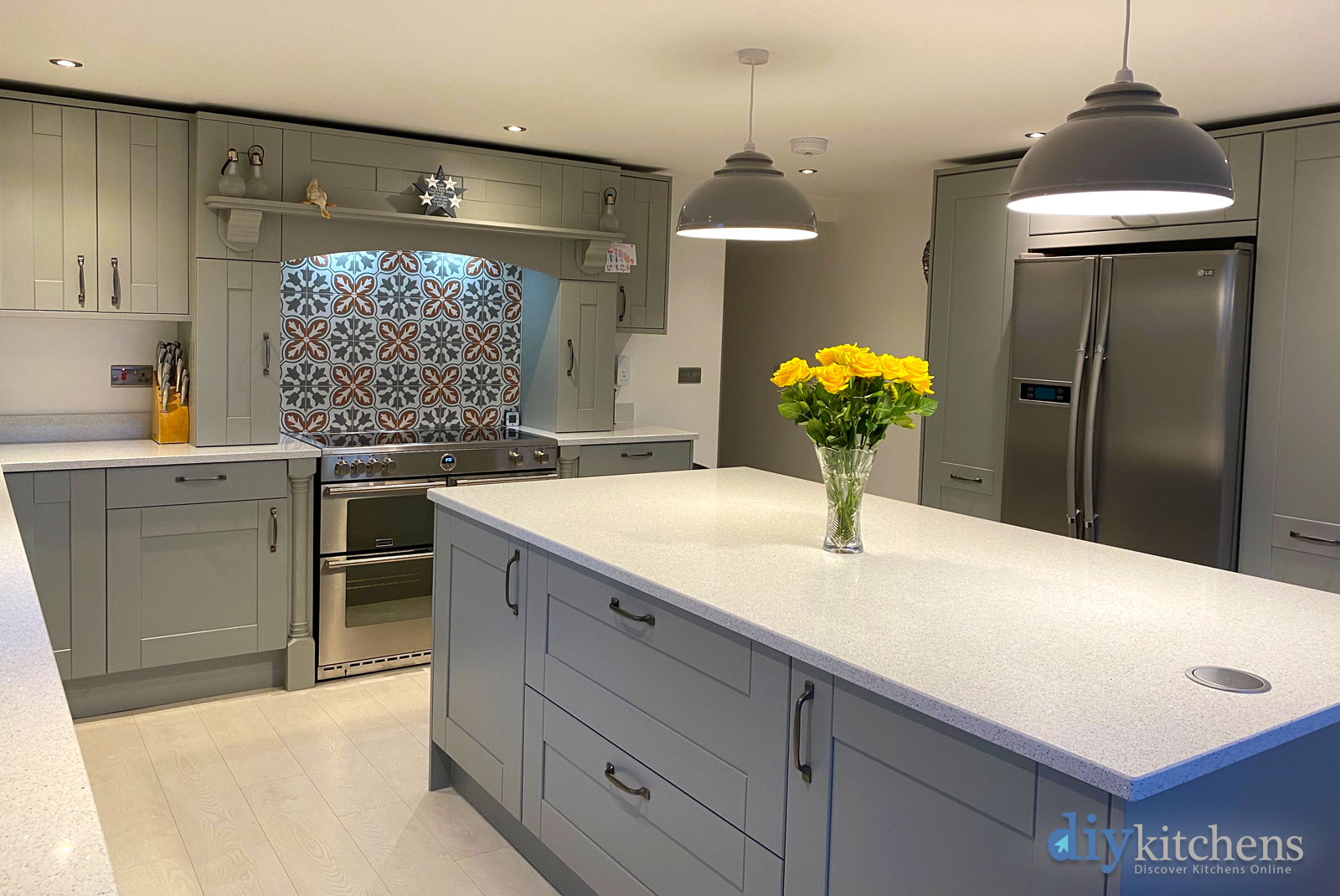 Shaker Grey Real Kitchens