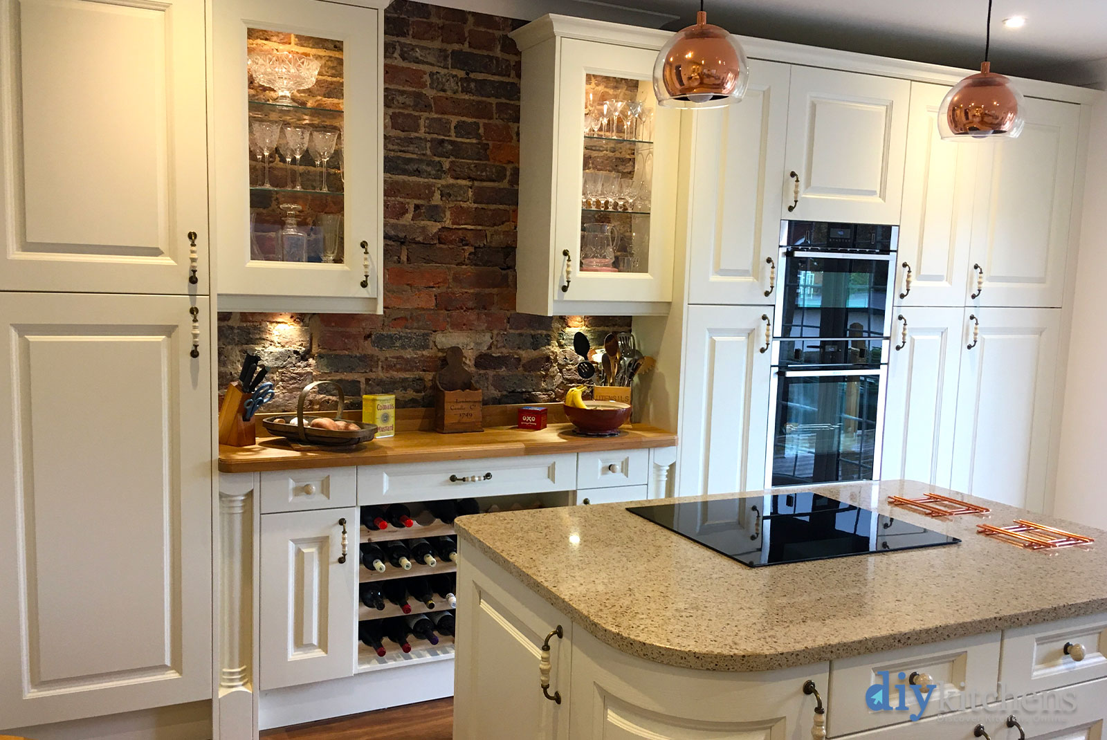 Traditional Alabaster Painted Timber Real Kitchens