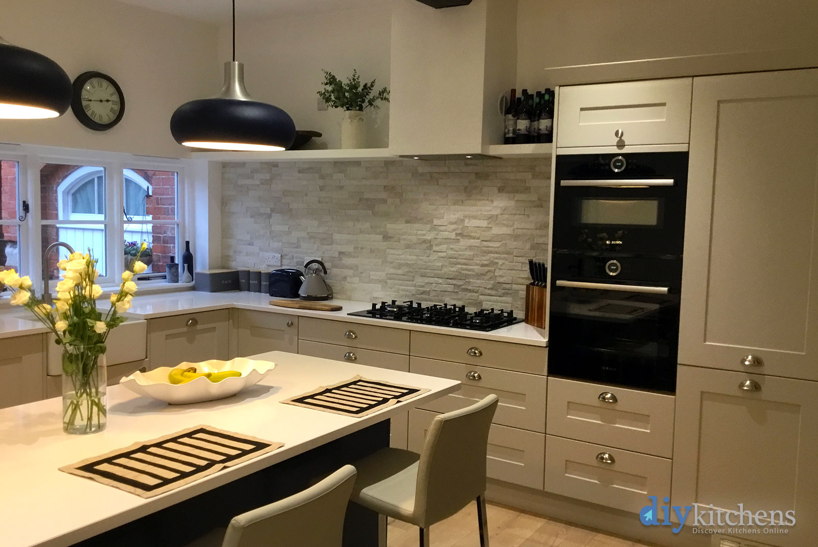 Shaker Blue Real Kitchens