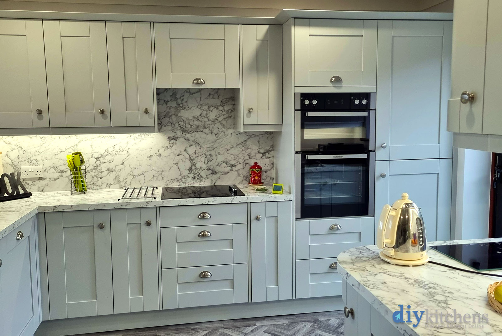 Shaker Grey Smooth Painted Real Kitchens