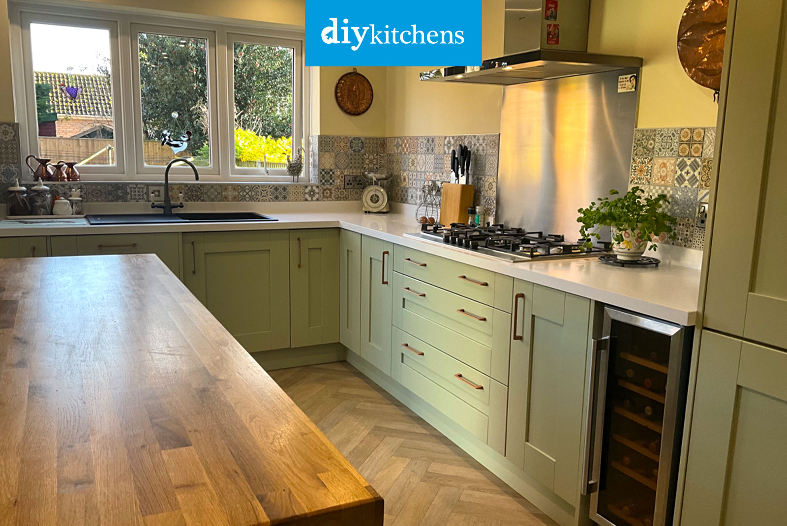 Kitchen Envy - A lovely example of a V groove panel