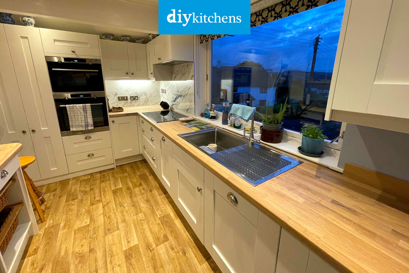 Kitchen Envy - A lovely example of a V groove panel