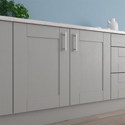 COMPLETE KITCHEN BASE/WALL CABINET UNITS WITH GLOSS WHITE  DOORS 