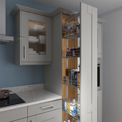 Tall Pull Out Larder Units Kitchen, Wickes Kitchen Corner Pantry Unit Dimensions