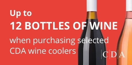 Free wine with selected wine coolers