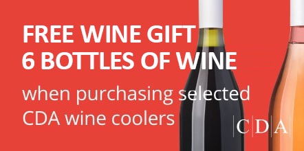 Free wine with selected wine coolers