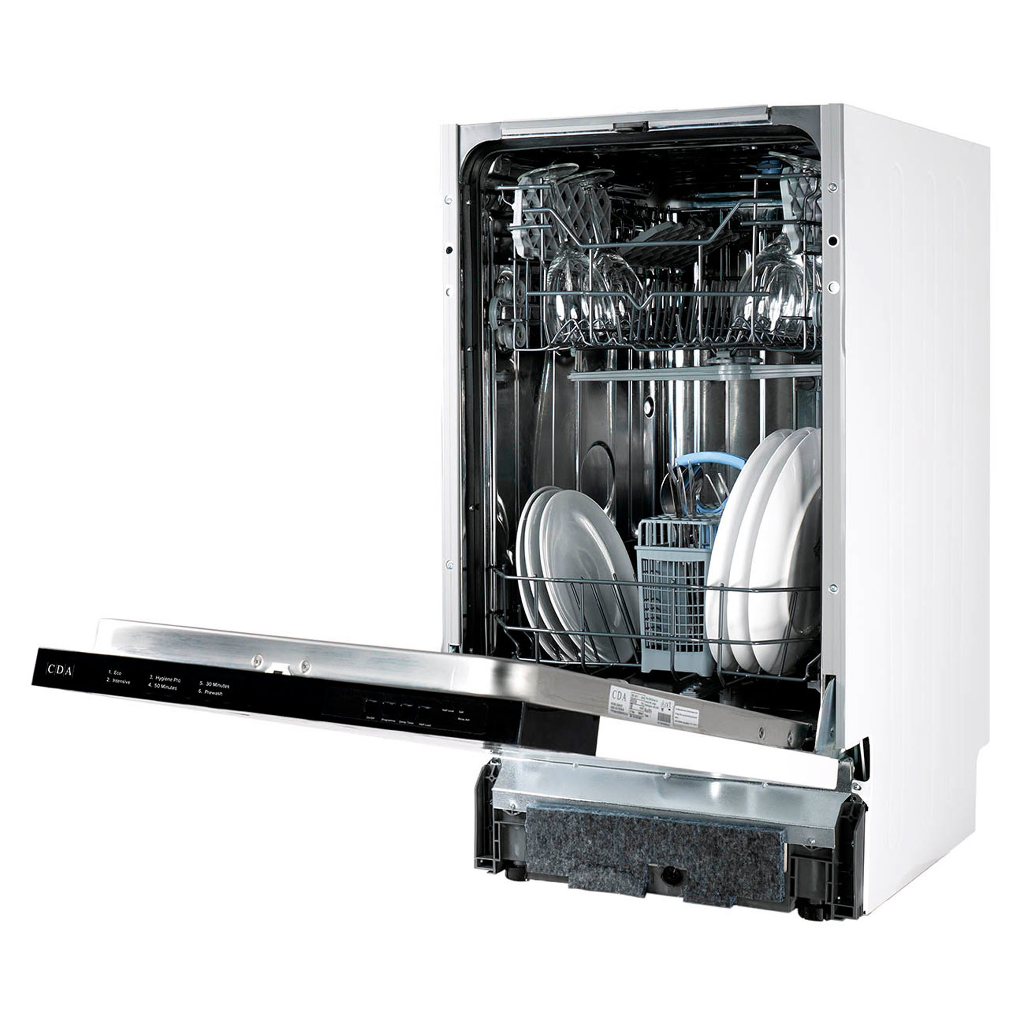 45cm integrated slimline dishwasher DIY Kitchens