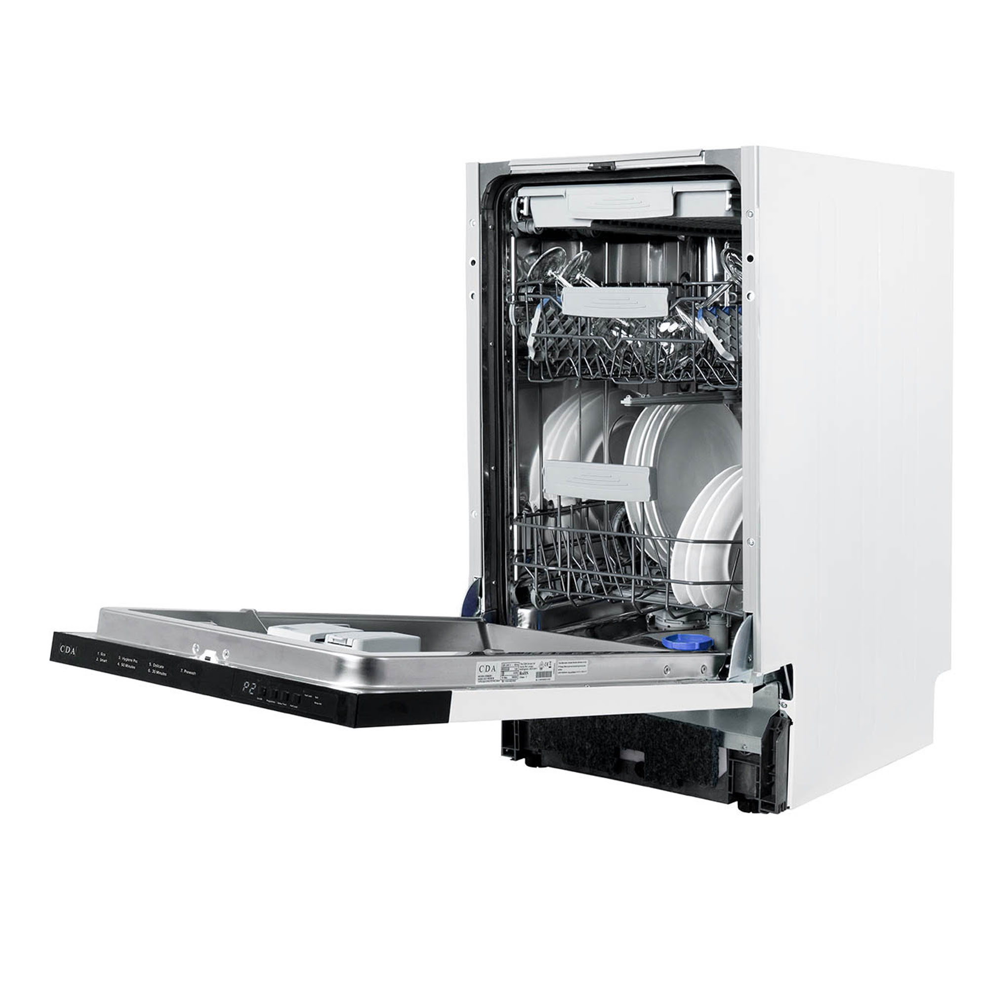 45cm integrated slimline dishwasher DIY Kitchens