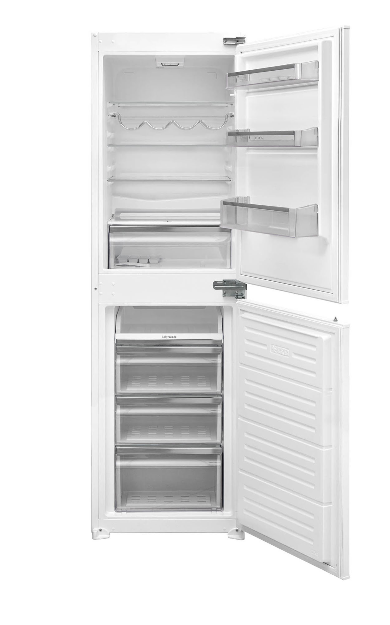 Integrated 50/50 fridge freezer