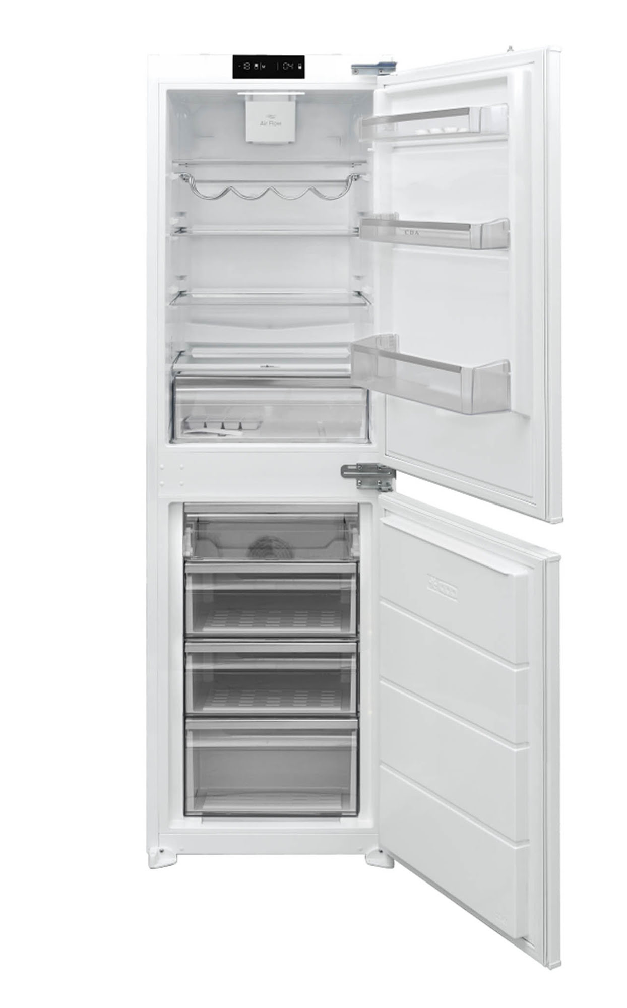 Integrated 50/50 fridge freezer