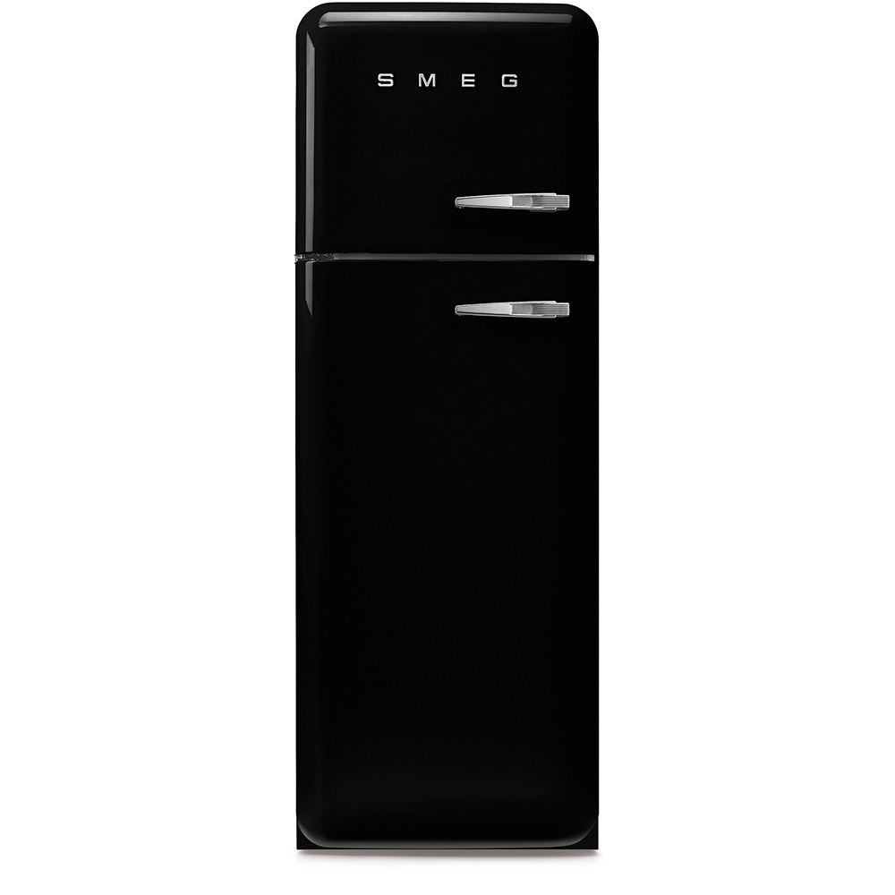 Smeg - 60cm 50s Style Left Hand Hinge Freezer Over Fridge