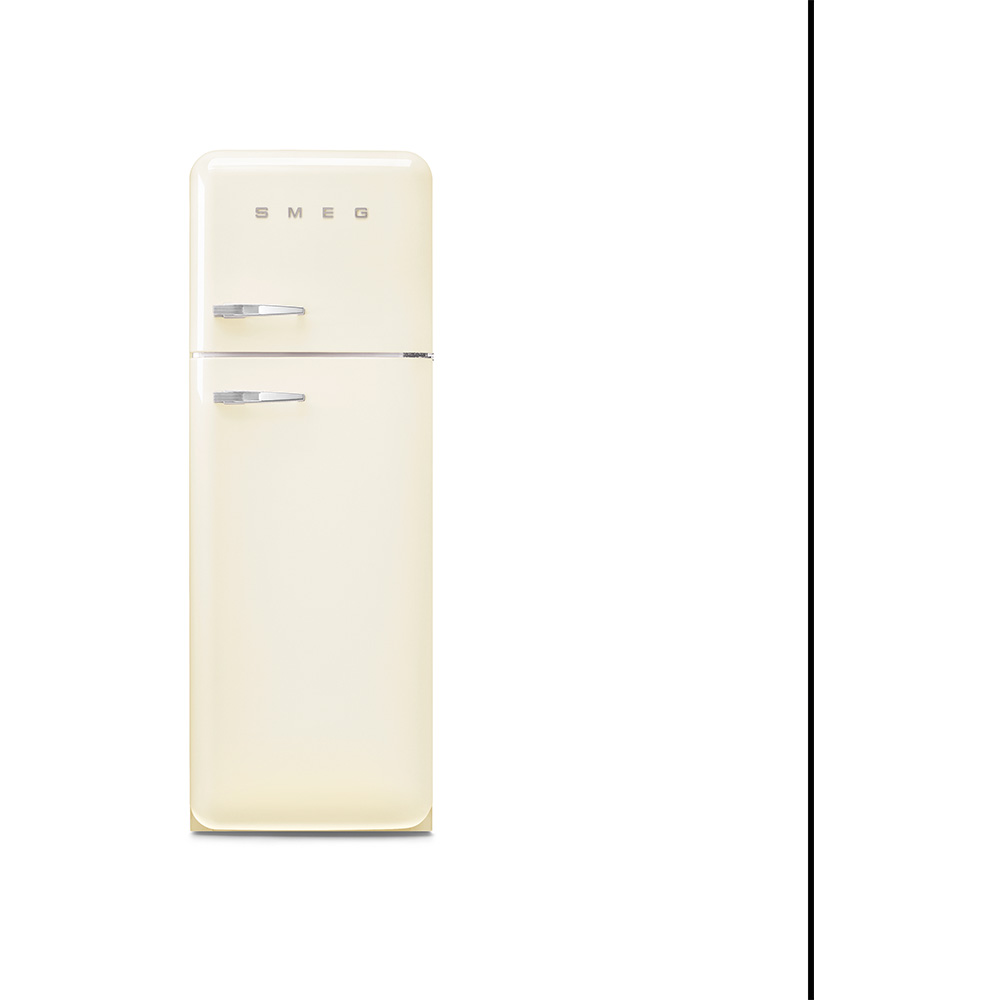 Smeg - 60cm 50s Style Right Hand Hinge Freezer over Fridge
