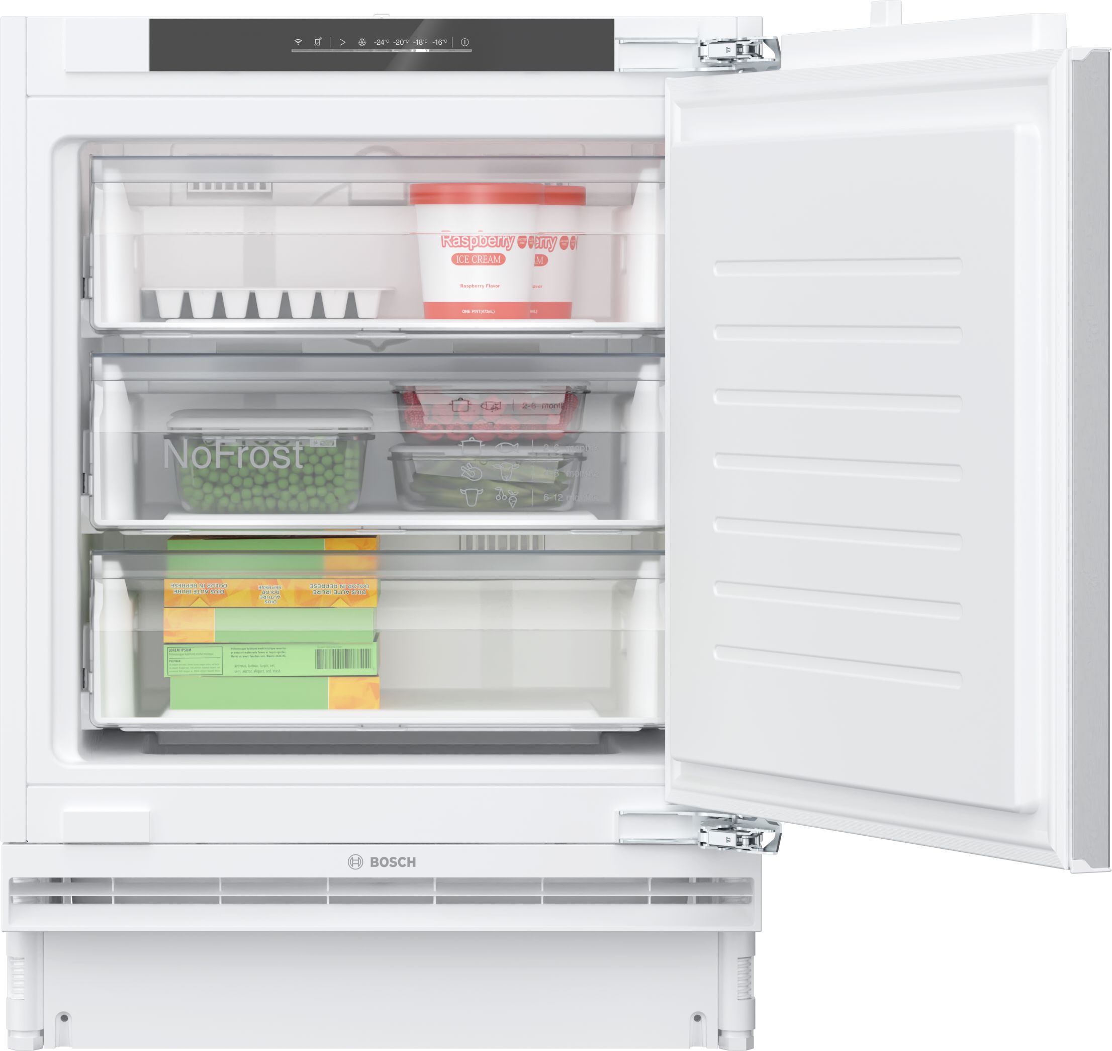 Bosch Series 4 Built under Single door Freezer 82cm Height