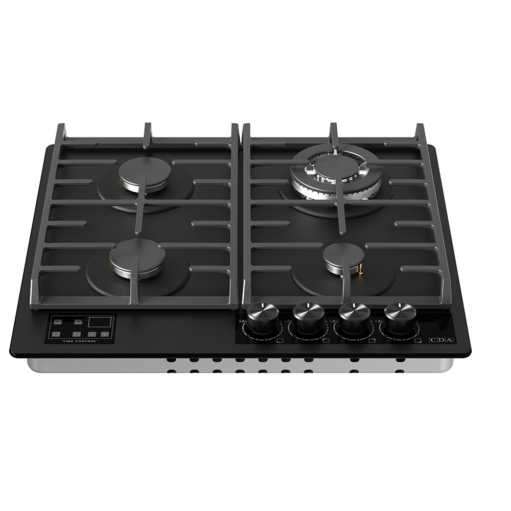 60cm 4 zone Gas on Glass Hob