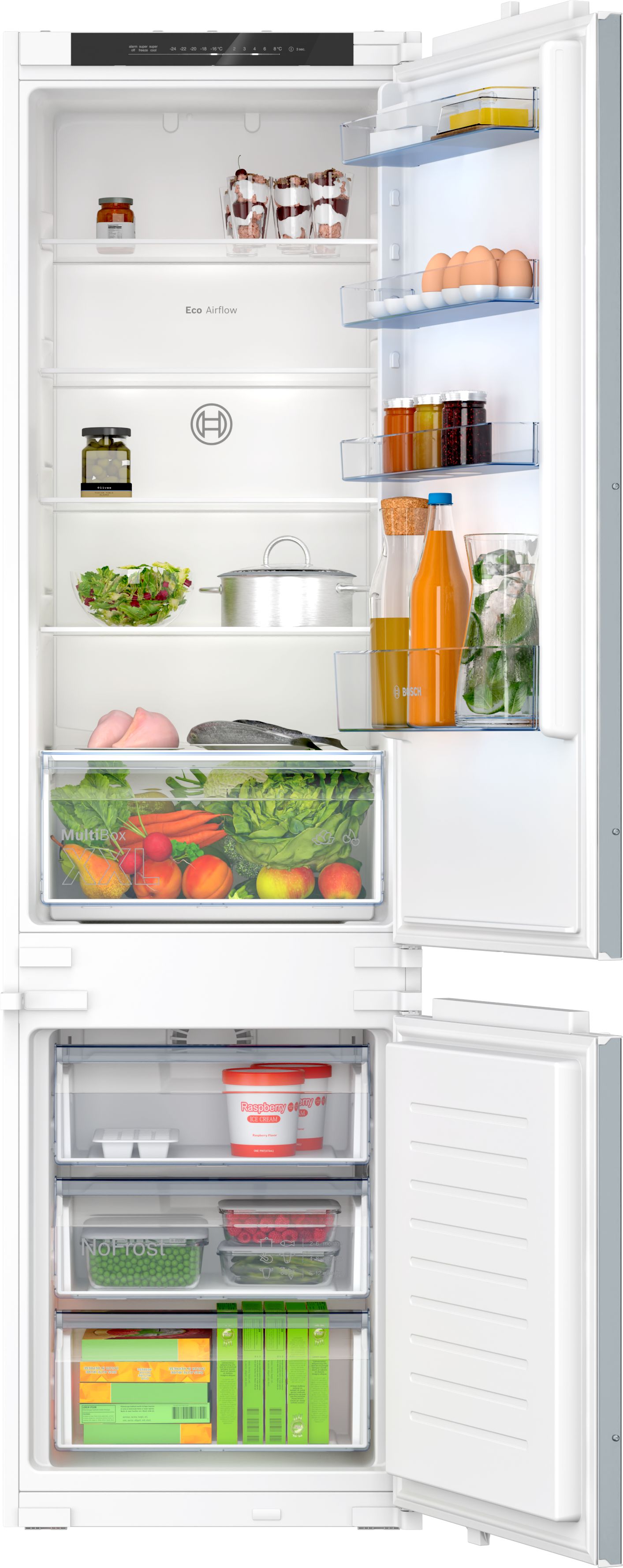 Bosch Series 2 Bottom Freezers - NoFrost (193.5cm Height x 54cm width, XL) 70/30