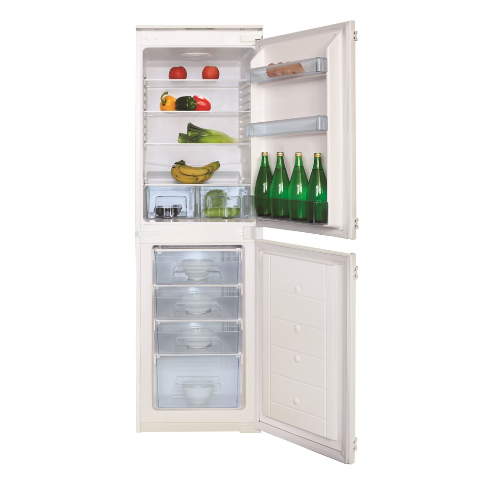 Integrated 50/50 combination fridge freezer, Fr 147 ltr, Fz 81 ltr, E rated, RD