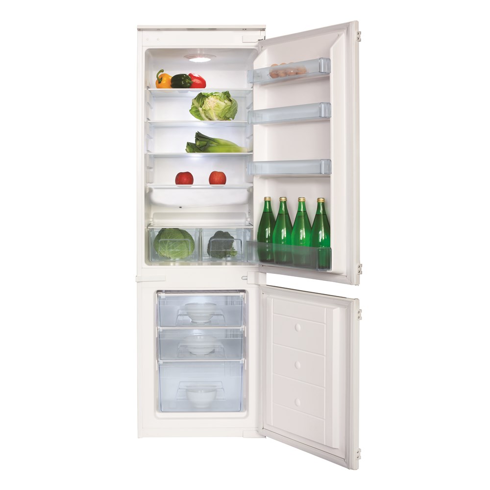 Integrated 70/30 combination fridge freezer, Fr 182 ltr, Fz 60 ltr, E rated, RD