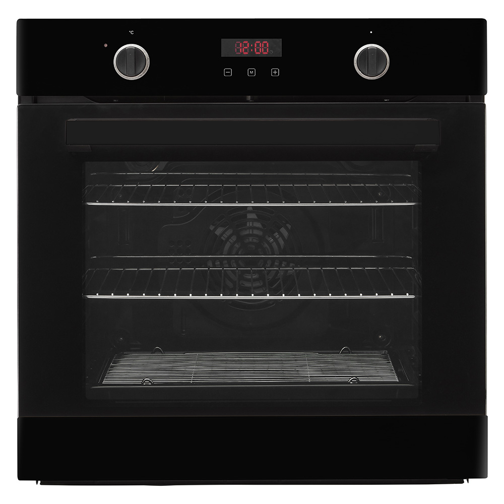 MATRIX Seven Function Single Fan Oven with Timer  Black