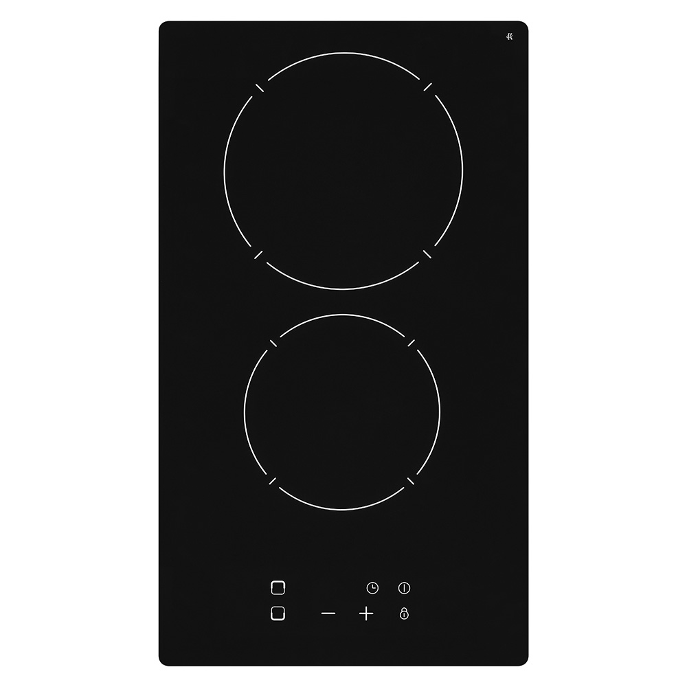 MATRIX Domino 2 zone ceramic hob, front touch controls, 9 power levels, frameless