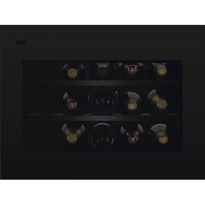 Matt Black Compact Wine Cellar