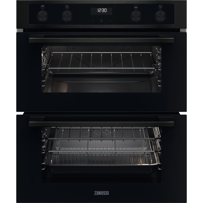 Multi function Under Counter Double Oven WITH CATALYTIC CLEANING - Black