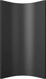 715 x 512mm - Internal Curved (Concave) Door - Wall - To Suit 600X600 Carcase image