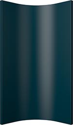 715 x 512mm - Internal Curved (Concave) Door - Wall - To Suit 600X600 Carcase image