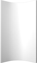 715 x 512mm - Internal Curved (Concave) Door - Wall - To Suit 600X600 Carcase image