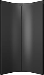 715 x 512 - Wall- Internal Curved (Concave) Door - To Suit 600X600 Carcase - Note: This Is A 2 Door Set Hinged Both Right And Left And Open From The Middle - Regardless Of The Handing Chosen For The Base Unit image