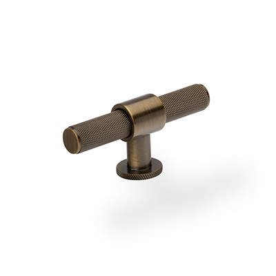 H & H Belgravia T Bar Knob DBB L82mm