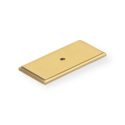 H & H Callcott Rectangle Backplate BSB 76mm