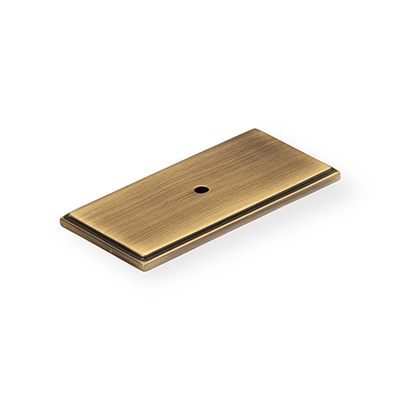 H & H Callcott Rectangle Backplate DBB 76mm