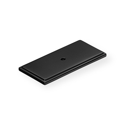 H & H Callcott Rectangle Backplate MBL 76mm