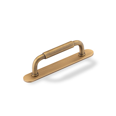 H & H Okus Pull Handle with Backplate DBB 96m