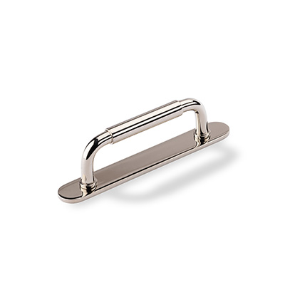 H & H Okus Pull Handle with Backplate PN 96mm