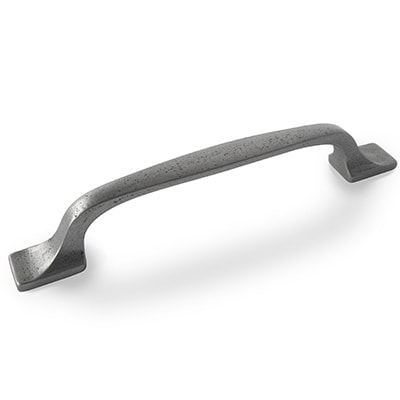 4 x Antique pewter effect bow handles B/&Q 128mm hole centres