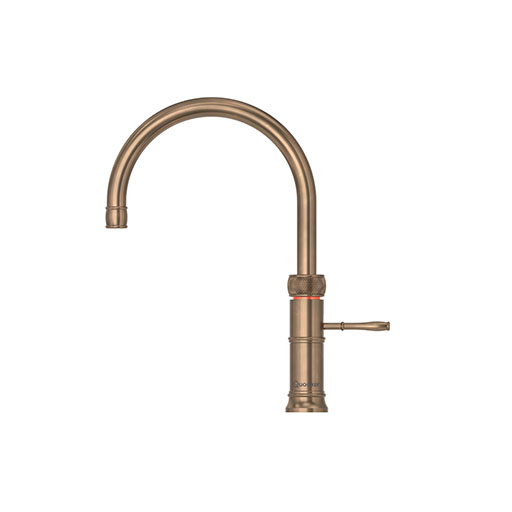 Classic Fusion Round Polished Patinated Brass and COMBIPLUS Tank