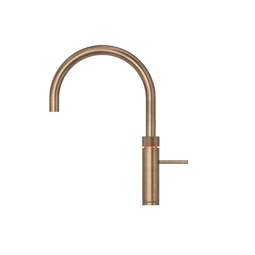 Fusion Round Patinated Brass Tap and COMBI PLUS Tank