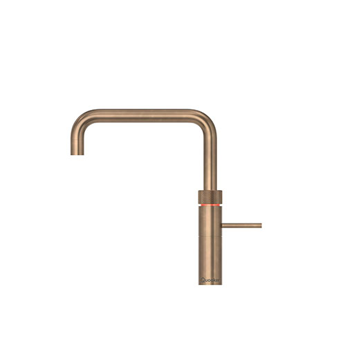 Fusion Square Patinated Brass Tap and COMBI PLUS Tank
