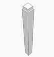 715 x 70 x 70mm - External Corner Post - Painted image