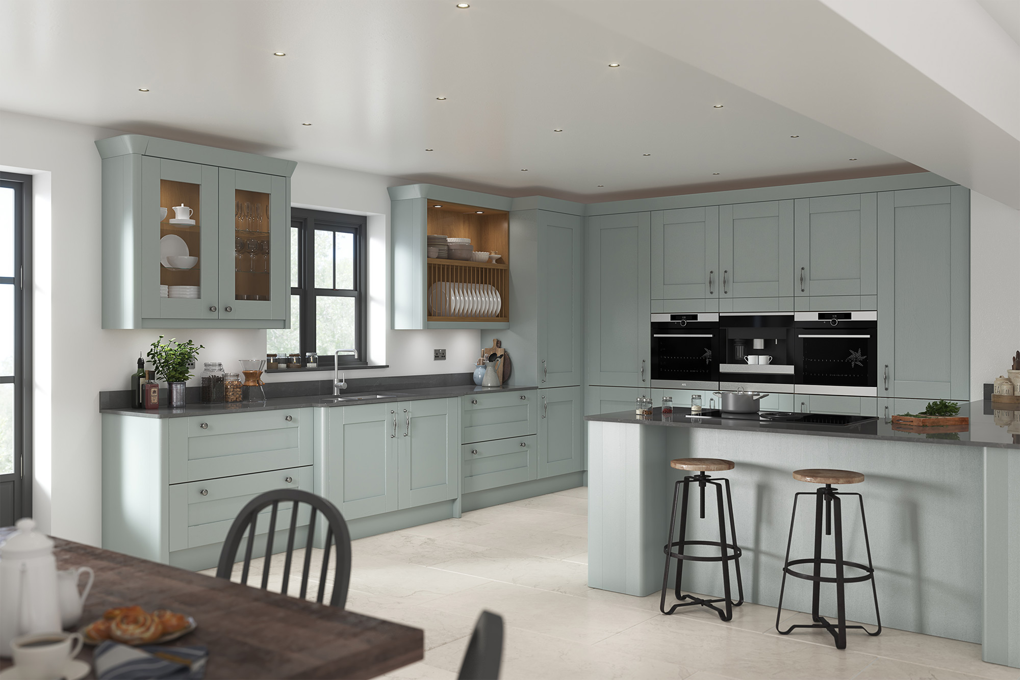 Malton Cornflower Blue Kitchens Buy Malton Cornflower Blue Kitchen