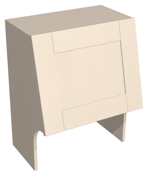 600mm Cooker Canopy - Plain - 600X720mm