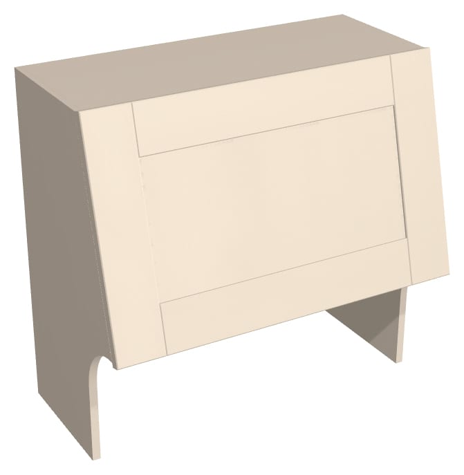 800mm Cooker Canopy - Plain - 800X720mm