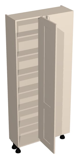 900mm Tall Corner Larder Unit - 300mm Deep