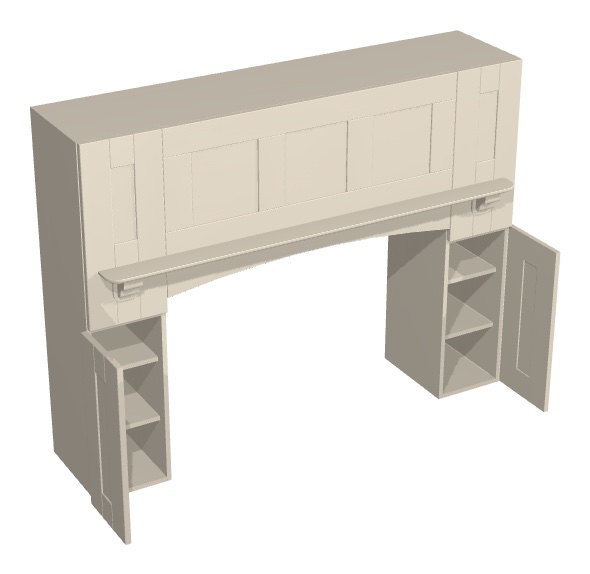 1800mm Tall Mantel - Cornice to be purchased as an addition
